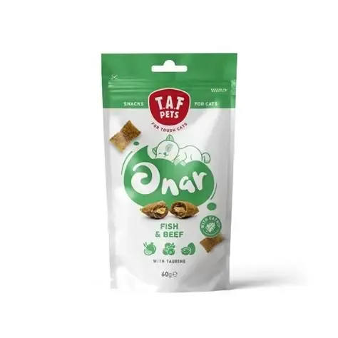 Taf Pets Cat Treats Onar Fish & Beef With Taurine 60g