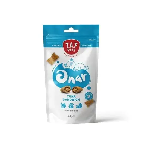 Taf Pets Cat Treats Onar Tuna Sandwich With Taurine 60g
