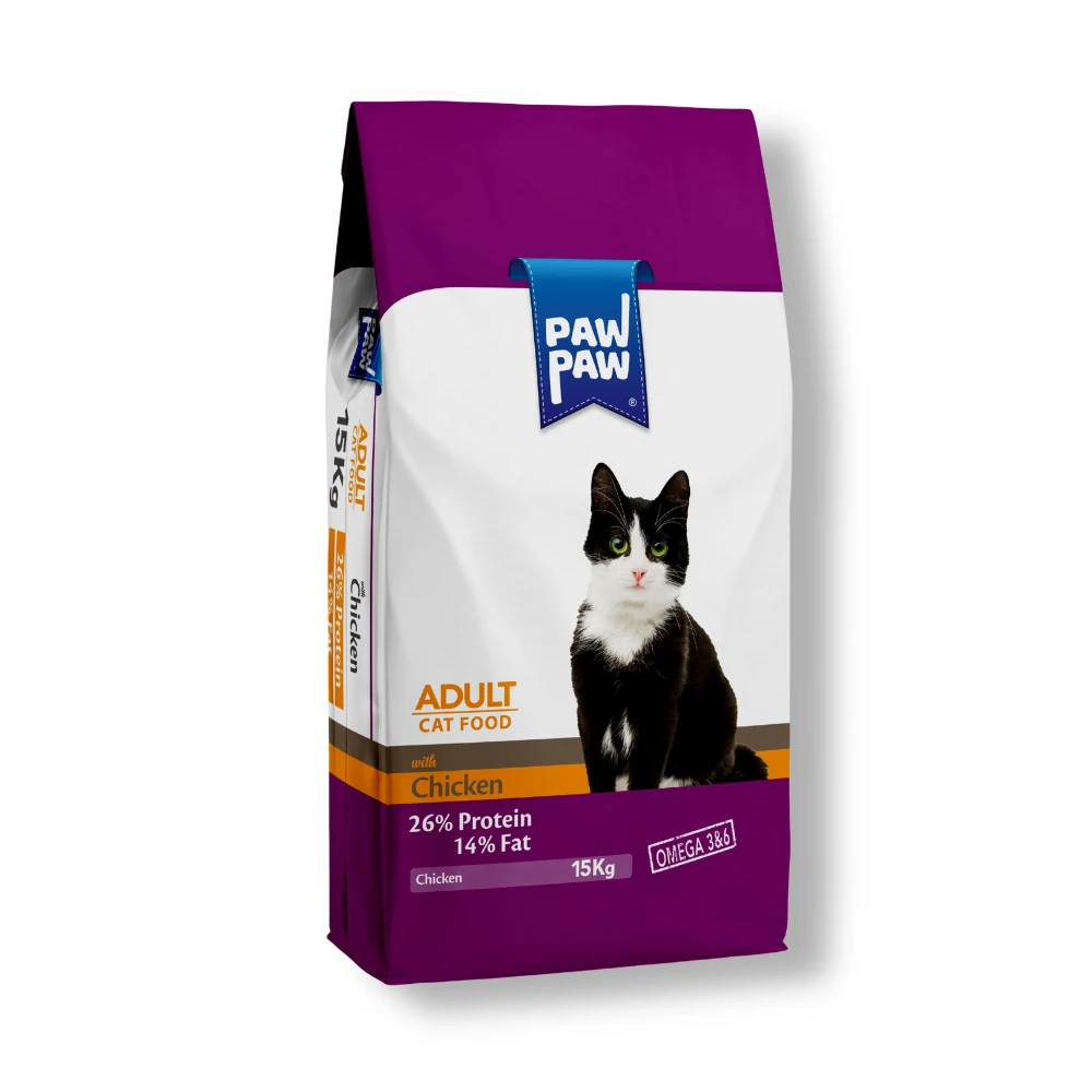 Paw paw Cat Dry Food Chicken 15kg