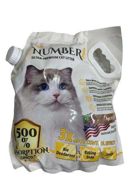 Number 1 Cat Litter Mocha Baking Soda 6Kg