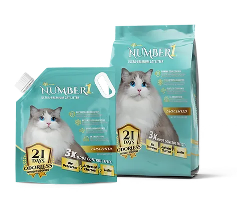 Number 1 Cat Litter Mocha Activated Charcol 6Kg
