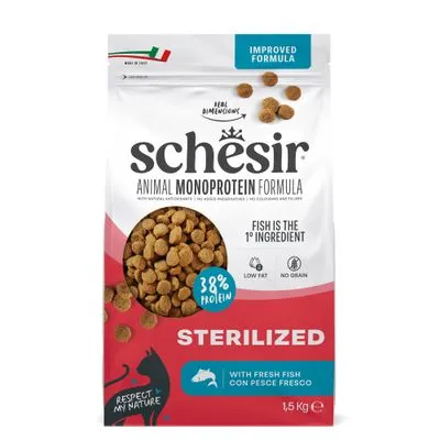 Schesir Cat Food Sterilized With Fish 1.5Kg