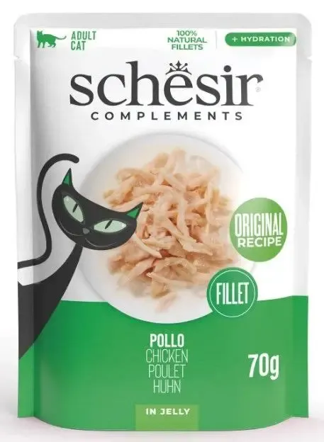 Schesir Cat Wet Food Complements With Chicken 70g