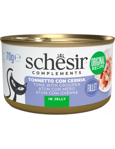 Schesir Complemets Cat Wet Food Tuna With Crouper In Jelly 70g