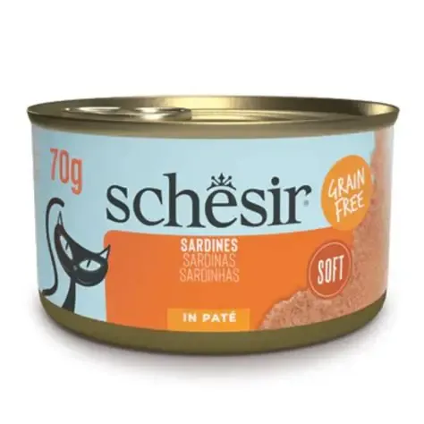 Schesir Cat Wet Food Sardines In Pate 70g