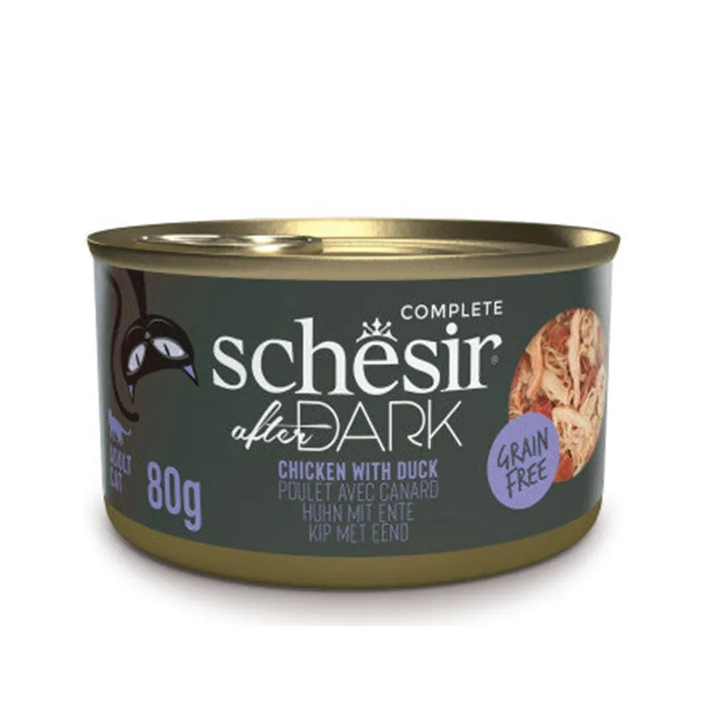 Schesir Dark Chicken With Duck 80g