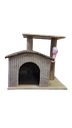 Cat Scratcher Hut With Post