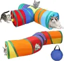 Arabest Foldable Cat Tunnel – 3-Way Play Tunnel
