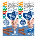 Webbox Cat Treat Sticks Cod 6x5g