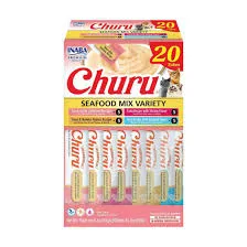 INABA Churu Cat Treat Seafood Mix 20x15g